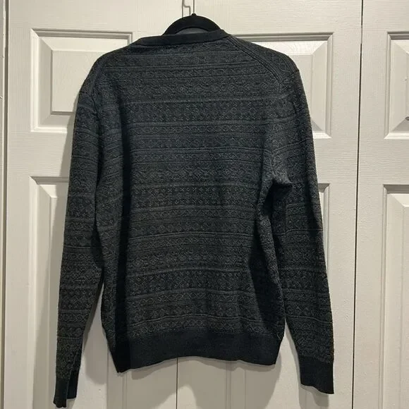 Polo Ralph Lauren Gray Wool Sweater, Size Large - Picture 8 of 8